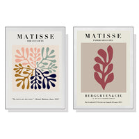 Thumbnail for Wall Art 60cmx90cm Matisse 2 Sets White Frame Canvas