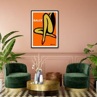 Thumbnail for Wall Art 80cmx120cm Orange Legs Black Frame Canvas