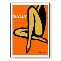 Thumbnail for Wall Art 70cmx100cm Orange Legs Black Frame Canvas
