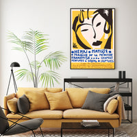 Thumbnail for Wall Art 70cmx100cm Henri Matisse Black Frame Canvas