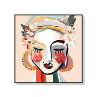 Thumbnail for Wall Art 60cmx60cm Sophie Black Frame Canvas