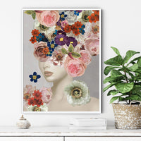 Thumbnail for Wall Art 60cmx90cm Foolish in Love I White Frame Canvas