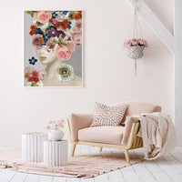Thumbnail for Wall Art 60cmx90cm Foolish in Love I White Frame Canvas
