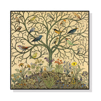 Thumbnail for Wall Art 70cmx70cm Tree Of Life Black Frame Canvas