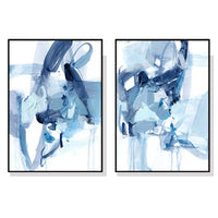 Thumbnail for Wall Art 70cmx100cm Saturday Night 2 Sets Black Frame Canvas