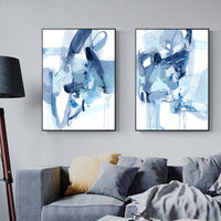 Thumbnail for Wall Art 70cmx100cm Saturday Night 2 Sets Black Frame Canvas