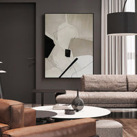 Thumbnail for Wall Art 50cmx70cm Modern Abstract 3 Sets Black Frame Canvas