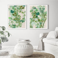 Thumbnail for Wall Art 50cmx70cm Zanzibar Gem 2 Sets White Frame Canvas