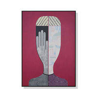 Thumbnail for Wall Art 90cmx135cm Abstract Woman Black Frame Canvas