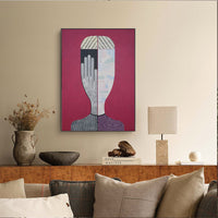 Thumbnail for Wall Art 60cmx90cm Abstract Woman Black Frame Canvas