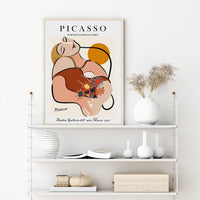Thumbnail for Wall Art 70cmx100cm Le Reve by Pablo Picasso Wood Frame Canvas