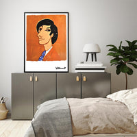 Thumbnail for Wall Art 90cmx135cm Villemot 1971 Black Frame Canvas
