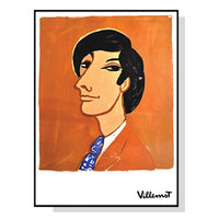 Thumbnail for Wall Art 80cmx120cm Villemot 1971 Black Frame Canvas