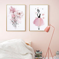 Thumbnail for Wall Art 60cmx90cm Dancing Ballerina in Paris 2 Sets Gold Frame Canvas