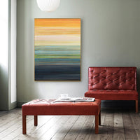 Thumbnail for Wall Art 80cmx120cm The Magic Hour I Gold Frame Canvas