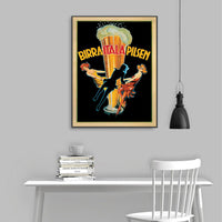 Thumbnail for Wall Art 60cmx90cm Birra Itala Pilsen Black Frame Canvas