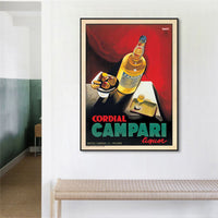 Thumbnail for Wall Art 40cmx60cm Cordial Campari Liquor Black Frame Canvas