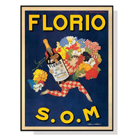 Thumbnail for Wall Art 60cmx90cm Florio S.O.M Black Frame Canvas