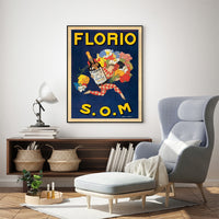 Thumbnail for Wall Art 60cmx90cm Florio S.O.M Black Frame Canvas