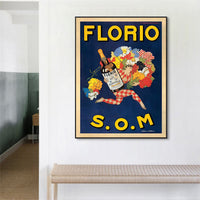 Thumbnail for Wall Art 60cmx90cm Florio S.O.M Black Frame Canvas