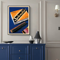 Thumbnail for Wall Art 80cmx120cm Splendid Black Frame Canvas