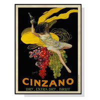 Thumbnail for Wall Art 70cmx100cm Cinzano Black Frame Canvas