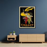 Thumbnail for Wall Art 70cmx100cm Cinzano Black Frame Canvas