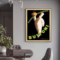 Thumbnail for Wall Art 50cmx70cm Buitoni Black Frame Canvas