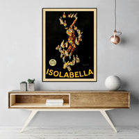 Thumbnail for Wall Art 70cmx100cm Isolabella Black Frame Canvas