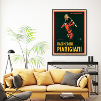 Thumbnail for Wall Art 70cmx100cm Maccheroni Pianiciani Black Frame Canvas
