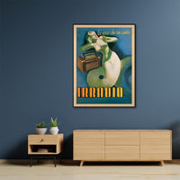 Thumbnail for Wall Art 100cmx150cm Irradio Cinzano Black Frame Canvas