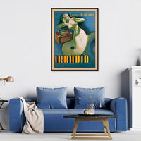 Thumbnail for Wall Art 70cmx100cm Irradio Cinzano Black Frame Canvas
