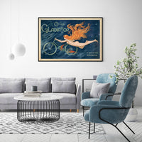 Thumbnail for Wall Art 70cmx100cm Marchio Art Cycles Gladiator Black Frame Canvas