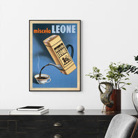 Thumbnail for Wall Art 70cmx100cm Miscela Leone, 1950 Black Frame Canvas