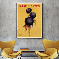 Thumbnail for Wall Art 50cmx70cm Parapluie Revel Black Frame Canvas