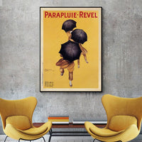 Thumbnail for Wall Art 50cmx70cm Parapluie Revel Black Frame Canvas