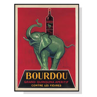 Thumbnail for Wall Art 70cmx100cm Bourdou Black Frame Canvas