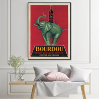 Thumbnail for Wall Art 70cmx100cm Bourdou Black Frame Canvas