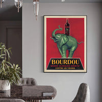 Thumbnail for Wall Art 70cmx100cm Bourdou Black Frame Canvas