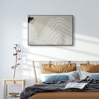 Thumbnail for Wall Art 80cmx120cm Abstract Lady Black Frame Canvas