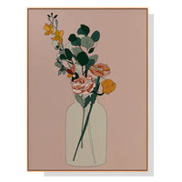 Thumbnail for Wall Art 80cmx120cm Boho Floral Wood Frame Canvas