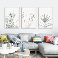 Thumbnail for Wall Art 60cmx90cm Lavender Eucalyptus 3 Sets Wood Frame Canvas