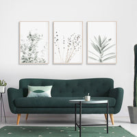 Thumbnail for Wall Art 60cmx90cm Lavender Eucalyptus 3 Sets Wood Frame Canvas