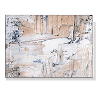 Thumbnail for Wall Art 50cmx70cm Modern Abstract Oil Painting Style White Frame Canvas