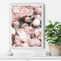 Thumbnail for Wall Art 70cmx100cm Peony White Frame Canvas