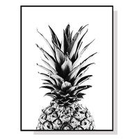 Thumbnail for Wall Art 50cmx70cm Pineapple Black Frame Canvas