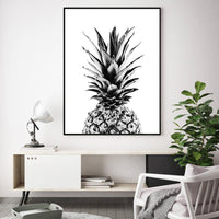 Thumbnail for Wall Art 50cmx70cm Pineapple Black Frame Canvas