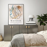 Thumbnail for Wall Art 50cmx70cm Matisse Nude Line Black Frame Canvas