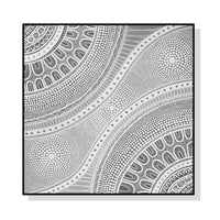Thumbnail for Wall Art 60cmx60cm Nayiri Bami Black Frame Canvas