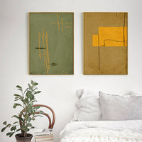 Thumbnail for Wall Art 90cmx135cm United Study 2 Sets Gold Frame Canvas